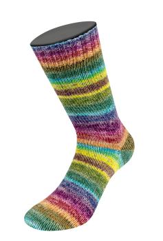 Socke aus derl Meilenweit 150 Cosima in der Farbe  9716